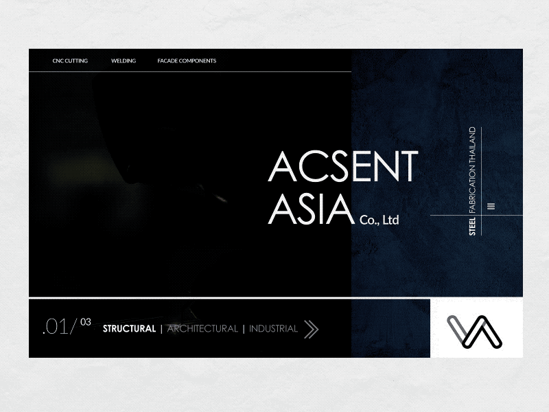 Acsent Asia Website cinemagraph development web design