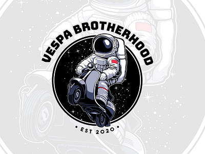 Vespa Brotherhood Logo branding graphic design logo