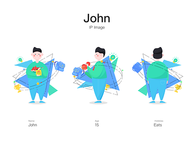 IP Image: John branding design illustration