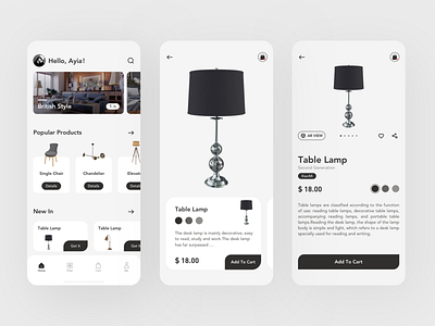 Furniture sales app design furniture furniture app icon ui ux 应用 设计