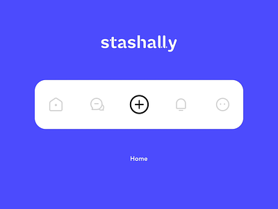 stashally-tabbar design icon motion ui ux