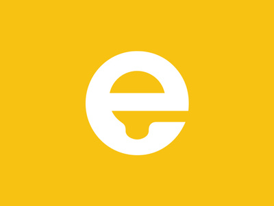 e-learner design letermark logo logodesign monogram negativespace smart vector
