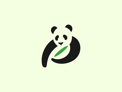 Panda bowl character creative design inspiration leaf letermark logo logodesign logotype negativespace panda panda bear vector
