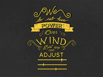 Power adjust black power quote texture typography we can wind yellow