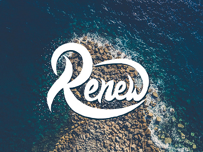 Renew handlettering lettering renew type