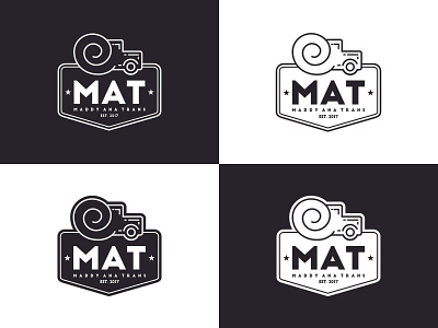 Mat best brand cargo logo transport truck