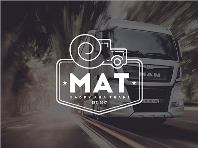 Mat Presentation best brand cargo logo transport truck