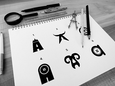 Auxo branding design illustrator letter mark logo logodesign logotype sketch
