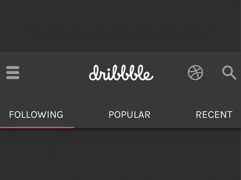 Dribbble Notification