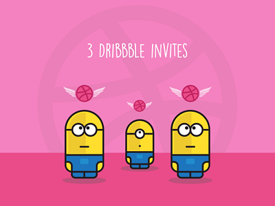 3× Dribbble invites