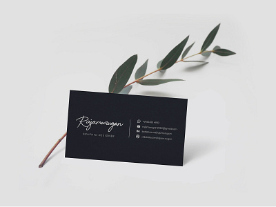 Personal branding adobe photoshop adobeillustrator branding businesscard coimbatore concept dribbble graphicdesign identity logo mockup