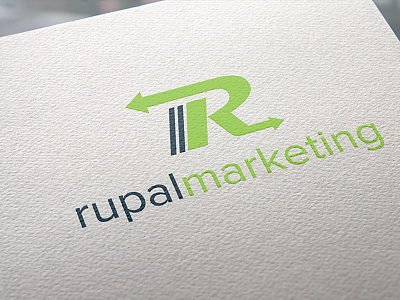 Retailer Logo arrows black branding green logo white