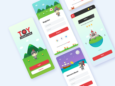 Toy Frontier - Login UI / Game UI Concept