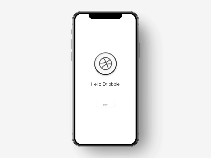 Hello Dribbble ui