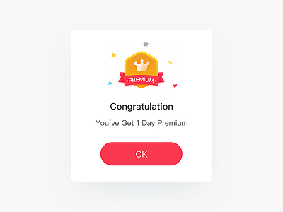 popup app icon illustration member premium ui