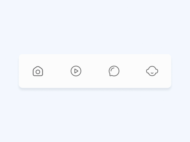 tabbar ae animation app design gif icon illustration tabbar ui ux