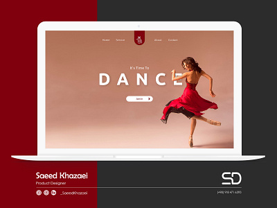 Dance Website - Landing Page Design