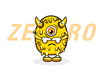 Zero Monster design icon illustration