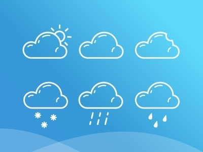 Сloud icon icon app line rain sighn snow sun vector weather сloud