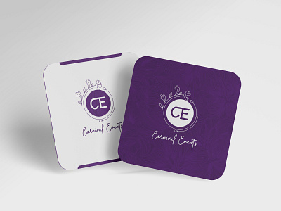 Carnival Events logo branding (7) | Minimal CE logo