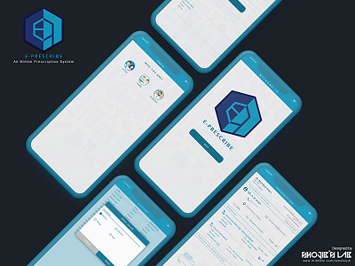 E-Prescribe | Online Prescription App UI/UX design dribbble illustration logo