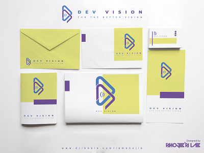 Dev Vision | Logo Design ahmed design dev dribbble logo shojib vision