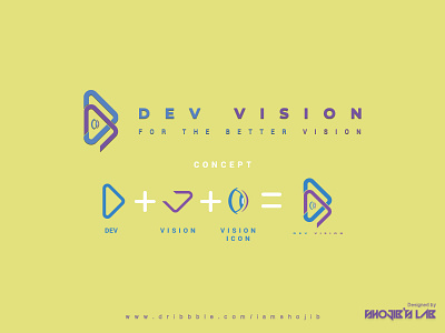 Dev Vision | Logo Design Concept design devvision dribbble illustration logo shojib
