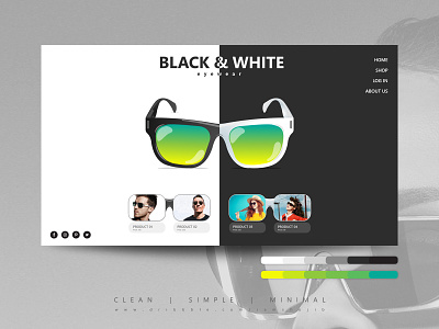 Black & White Website | Minimal Design