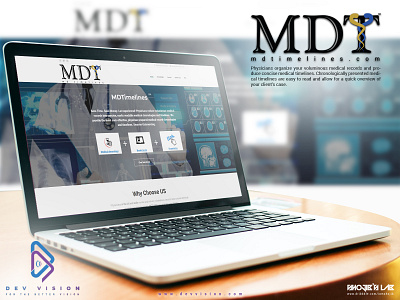 MDTimelines Website Development dev devvision dribbble md mdt mdtimelines timelines vision