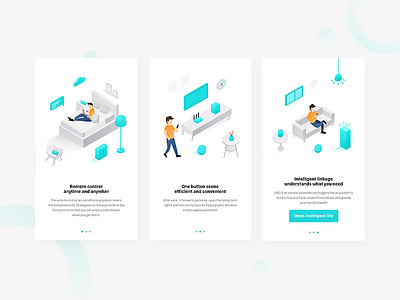 APP-Boot pag（Smart home remote controller） boot page illustrations