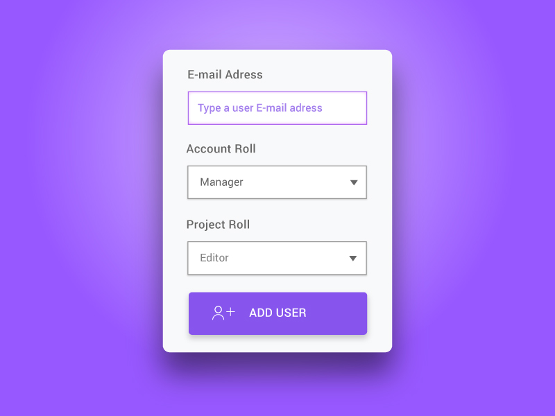 Manage Rolls by ori cohen on Dribbble