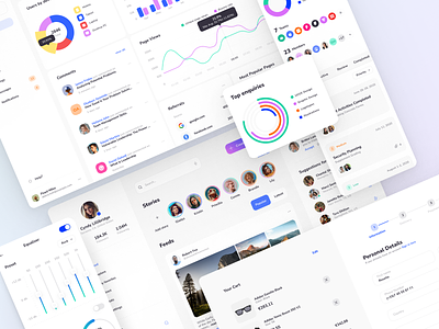 Xela UI kit - Mobile & Desktop templates