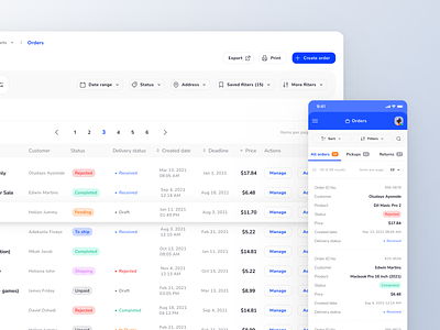 Xela Design System - Responsive templates