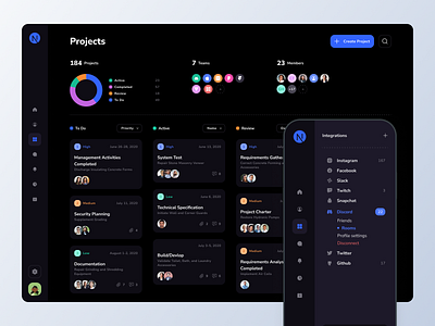 Xela UI Kit - dashboard templates for Mobile & Desktop apps android android app app design system figma ios ios app jetpack compose prototyping swiftui template templates ui kit