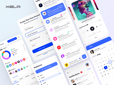 Xela Design System - Templates for Mobile Apps