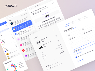 Xela UI Kit - Templates for Desktop & Mobile Apps android design design system figma flutter ios jetpack compose prototyping swiftui template templates ui kit