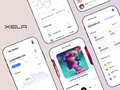 Xela Design System - Mobile Apps Templates