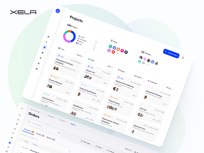 Xela Design System - Dashboard Templates