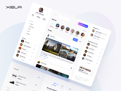 Xela UI Kit - Templates for Mobile & Desktop Apps android app design system desktop app figma flutter ios jetpack compose mobile app prototyping swiftui template templates ui kit