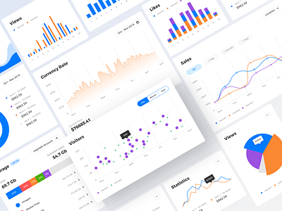 Neolex. Figma design system. Dashboard Components.