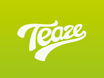 Teaze Logo logo teaze typography