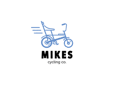 Mikes Cycling Co. bikes branding chopper company cycling logo mikes retro vintage