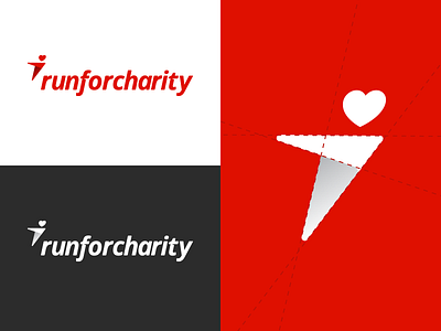 Run for Charity - Unused Concept brand branding clean color colour crisp design icon simple ui web website