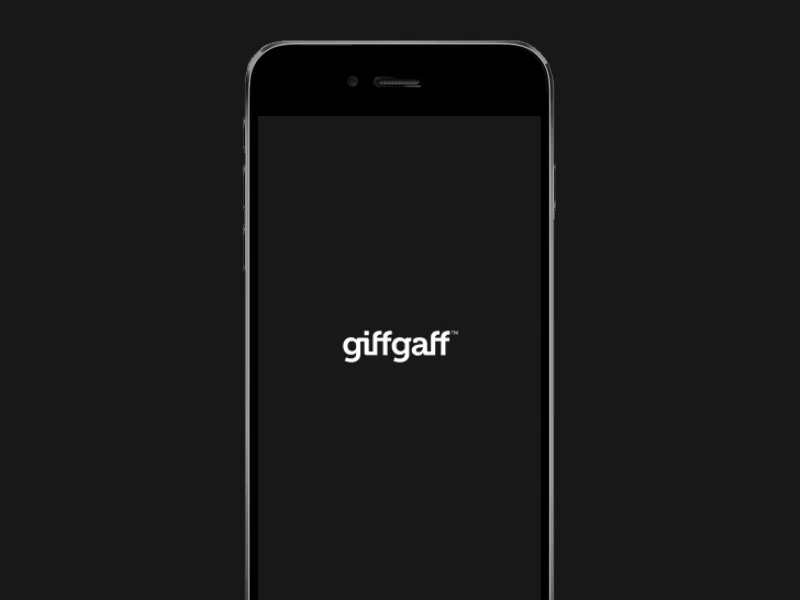 Mobile App Concept - Giff Gaff