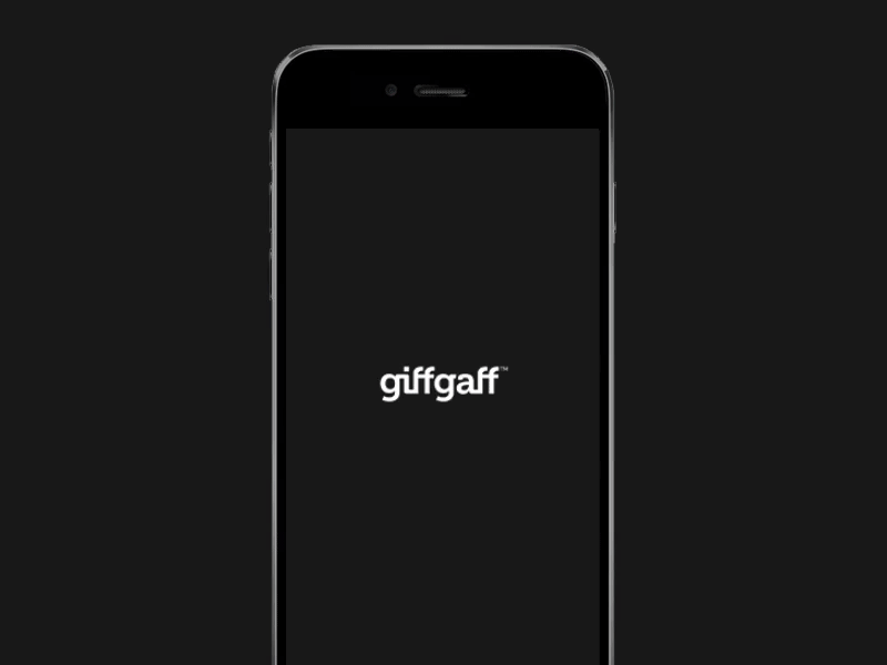 Mobile App Concept - Giff Gaff animation app clean crisp design icon mobile motion ui ux web website
