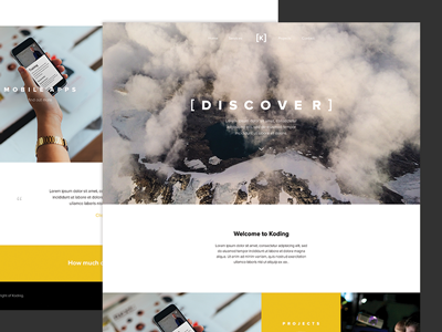 Koding - Homepage Design