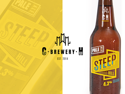 CH Brewery - Branding beer brand branding brewery colour design identity logo pattern type