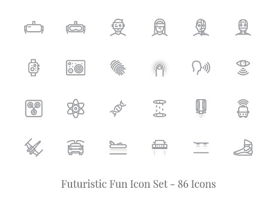 Explore The Future - Premium Icon Set brand branding create creative design download icon iconography illustrate tech web website
