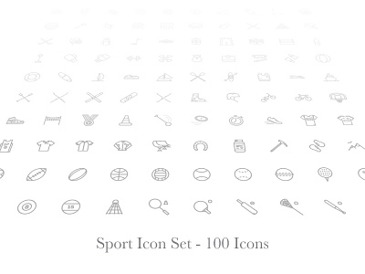 Sports Icon Set - Premium brand branding create creative design download icon iconography illustrate sport web website
