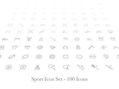 Sports Icon Set - Premium